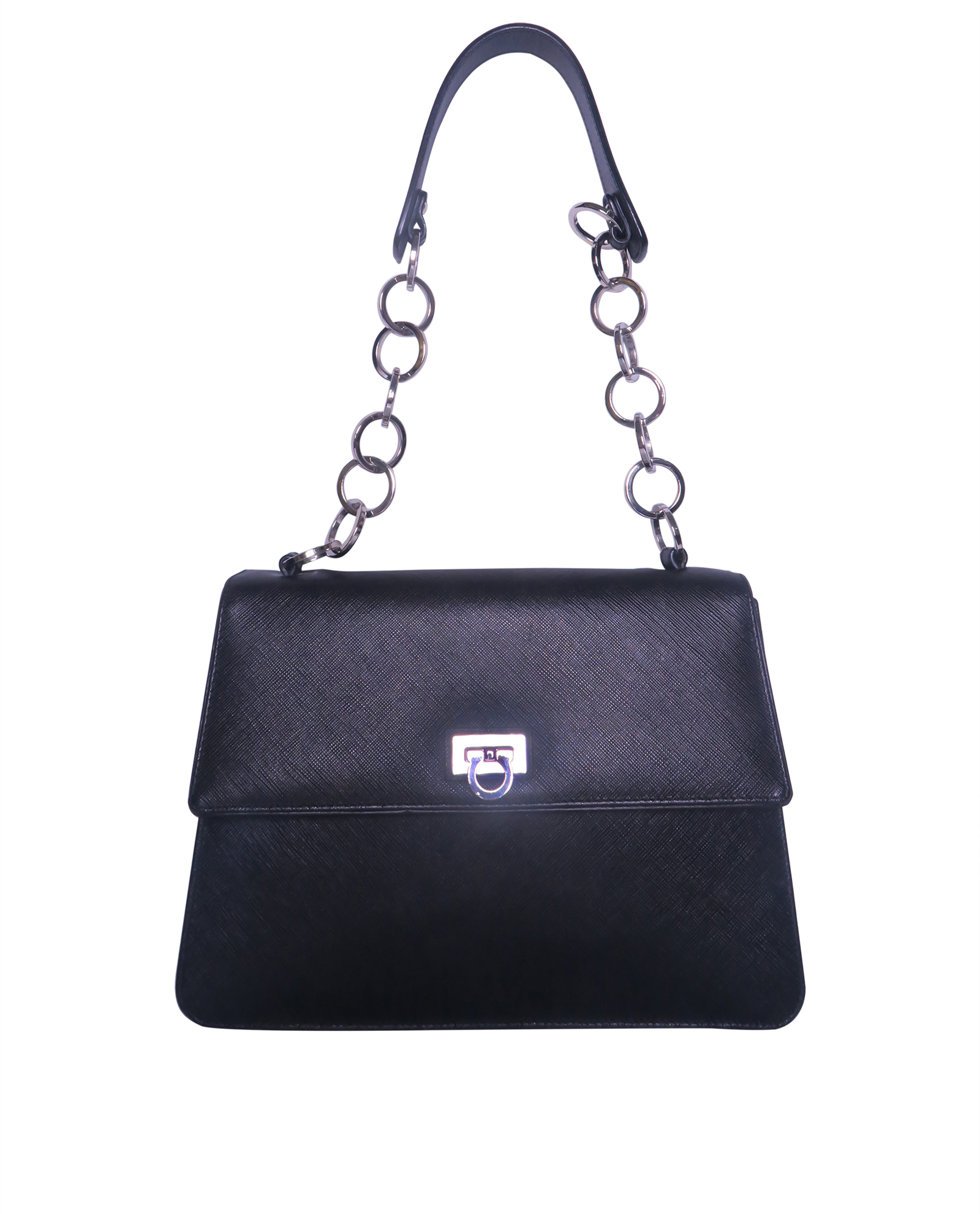 Vintage Chain Shoulder Bag, Salvatore Ferragamo - Designer